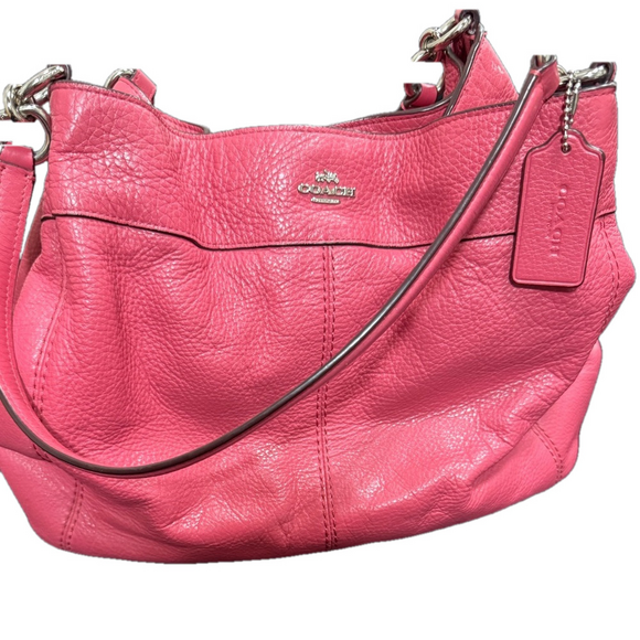Coach Lexy Shoulder Bag HOT PINK - Picture 1 of 11